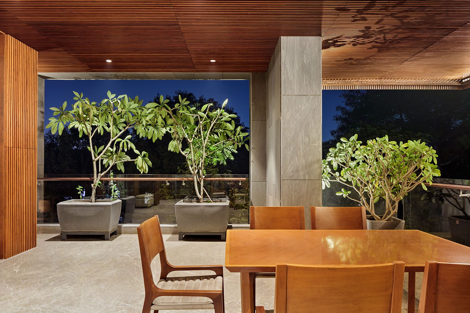 Indoor outdoor space